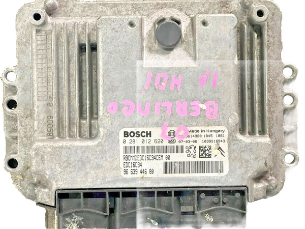 Peugeot Citroen Motorsteuergerät 0281012620 Modul 1.6 HDi ink Programmierung