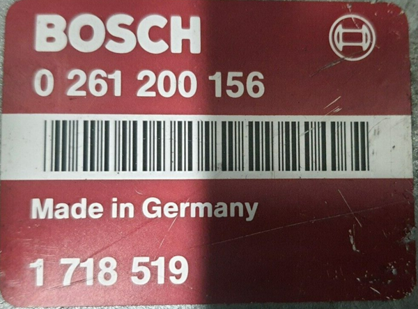 BMW E32 750I V12 وحدة تحكم محرك أصلية 1718519 بوش 0261200156 بدون نظام منع تشغيل المحرك