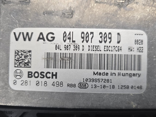 Skoda Octavia 2.0 TDI VRS Engine CUPA AUTOMATIC 135 KW , 183 PS HP Bosch EDC17C64 04L9073090D 0281018498 Software 1037537360 1037524423 Software upgrade 04L906021EM 6286