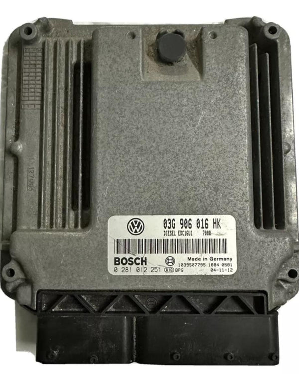 , VW Golf EDC16U1 03G906016HK 0281012251 HW 0281012253 SW 1037372673 Software Upgrade 7001 R4 2,0L EDC