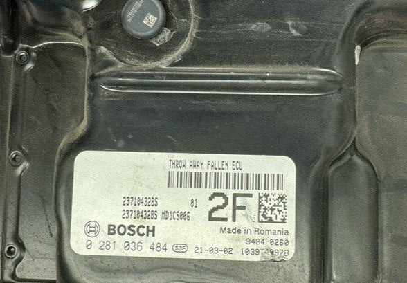 Original Files Renault Traffic / Dacia 1.5DCI Bosch MD1CS006 0281036484 10SW078532 237104328S