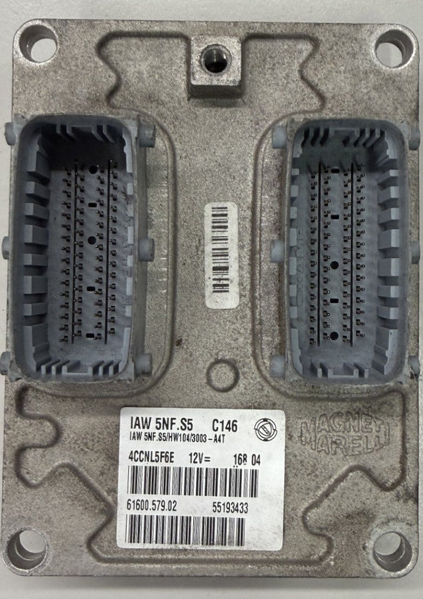 IMMO OFF File I Deaktivierte Wegfahrsperre Dateien I Fiat Panda 1,2 I Magneti Marelli IAW5NF.S5 HW104 3003-A4T I 61600.579.92 55193433