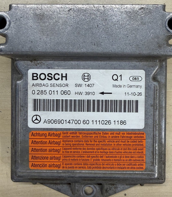 Original EEPROM File Mercedes Sprinter W906 Bosch Airbag Control unit , Airbag sensor I 0285011060 A9069014700 HW 1407 SW 1407 I