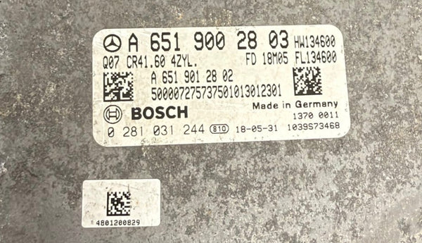 Original Files Mercedes W447 2.2 CDI 140 KW 190 PS HP I A6519002803 0281031244 I HW 6519012802 SW 1037540848 6519022804 Software upgrade 6519032485 I