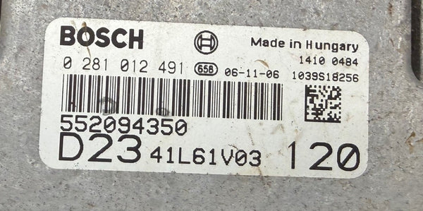 Original Files Fiat Ducato 2.3 MJET 88 KW 120 PS HP Bosch EDC16C39 0281012491 552094350 , SW 1037393440 , 1037383285
