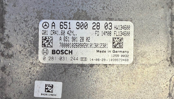 Original Files Mercedes V-Klasse W447 2.2 140 KW Bosch EDC17C66 140 KW 190 PS HP , A6519002803 0281031244 , SW 10SW035973 , 1037 540848 CR41NFZ-651-FKS1-447A_LL-140kW_OVTQ-3OSL2S_D-EU6I_OPS-ME18