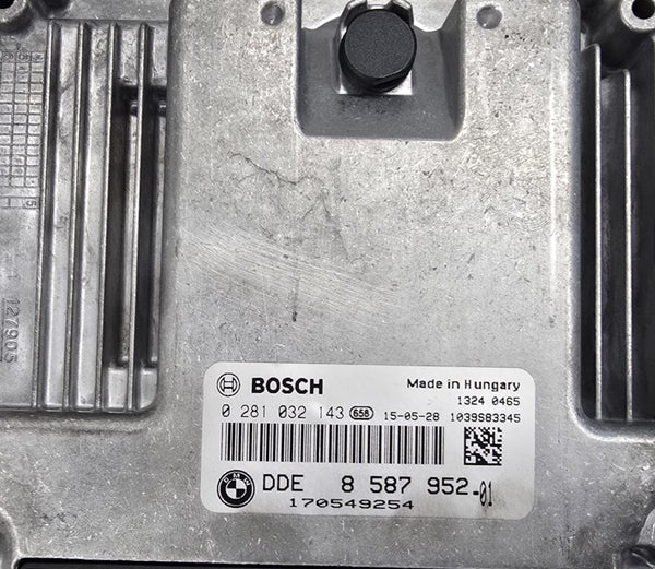 Original Files BMW 1 Series 115 HP Bosch EDC17C50 DDE8587952 HW 0000A0A061C00 SW 00000A0B701100 Software upgrade 0000282670110A Engine B37 DME__DDE701a BMW DPF B90568