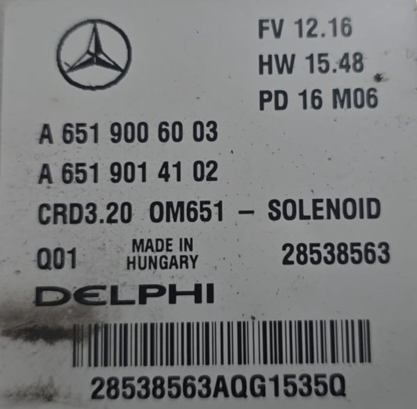 Original Motorsteuergerät Dateien Delphi CRD3.20 Mercedes Sprinter W906 216-316 CDI A6519006003 A6519014102 SW 6519021602 Software upgrade 6519032350 CRD3-651-WMDA1D61