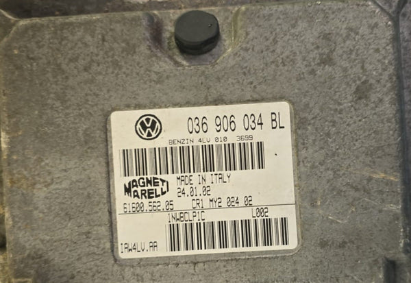 Immo Off File Skoda Fabia 6Y 1.4l 16V Magneti Marelli IAW4LV.AA 036906034 BL , 036906034BL , 6160056205