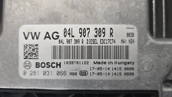 ملفات أصلية أودي 2.0 TDI CR بوش EDC17C74 0281031066 04L907309R SW 1037554930 ترقية البرامج 04L906026BP 1198