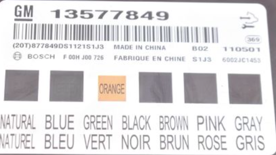 Original Files, Vehicle Electrical System Control Unit Files Opel GM Chevrolet Captiva BCM Dump 13577849
