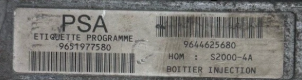 Immo Off File Wegfahrsperre Dateien Peugeot 206 9644625680 9644625680 84820V02 Sagem S2000 - 4A