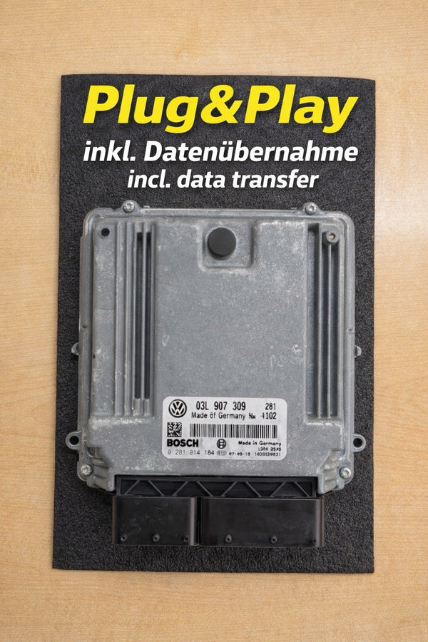 Plug&Play INK Datenübernahme VW 2.0 TDI ECU MS 03L907309 0281015029