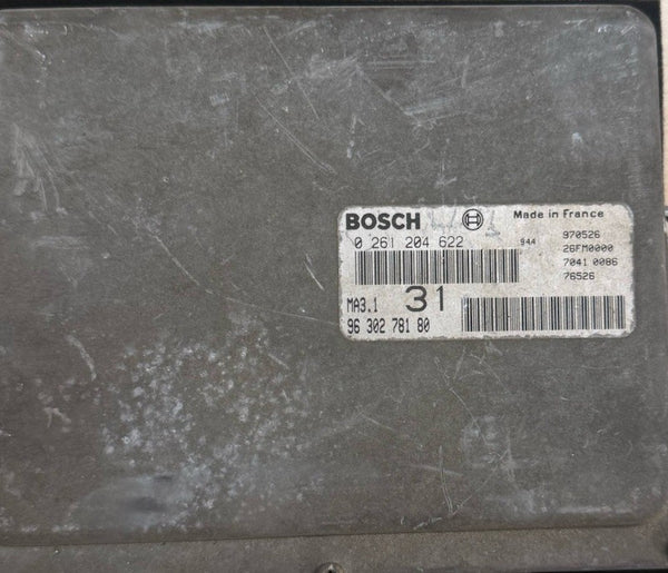 Plug&Play ENTSPERRT Peugeot 106 ECU Motorsteuergerät 0261204622 9630278180