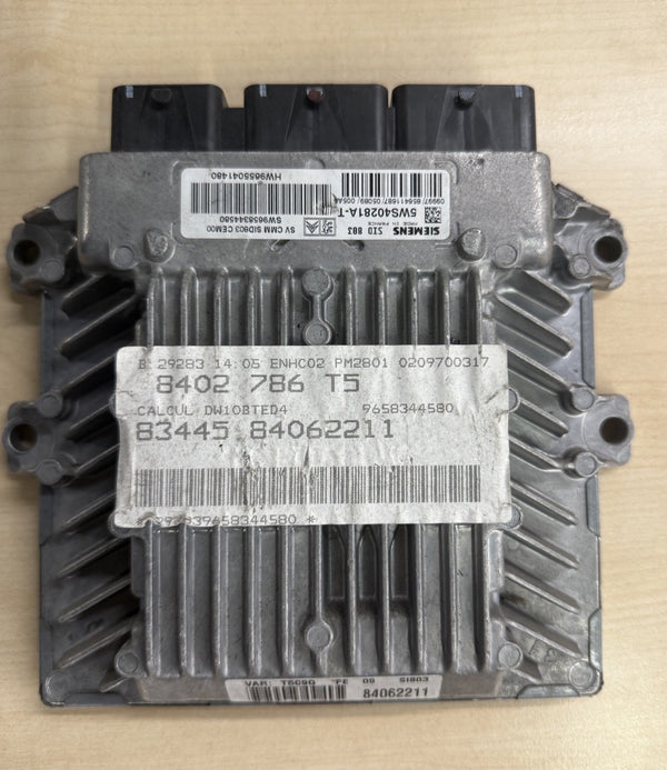Plug&Play ENTSPERRT Peugeot 2.0 HDi ECU MS 5WS40281A-T HW9655041480