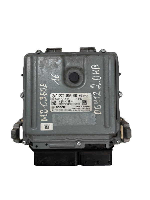 Plug&Play INK Programmierung Mercedes W205 ECU A2749000800 0261S08785