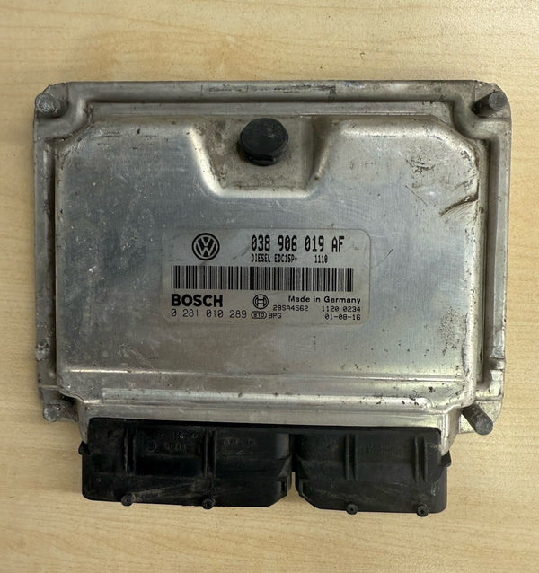 PLUG&PLAY ENTSPERRT Motorsteuergerät SKODA FABIA 6Y 1,9TDI 74KW 038906019AF