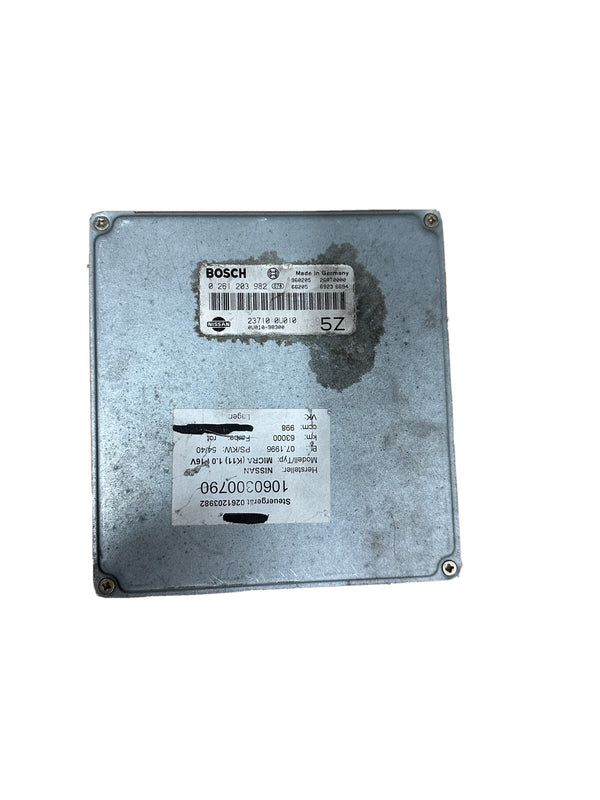 Motorsteuergerät (OHNE WFS) Immo Off NISSAN 237100U010 BOSCH 0261203982
