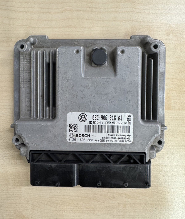 Geprüft VW Golf Steuergerät VI 1.4 TSI ECU CAXA 03C906016AJ 0261S05808