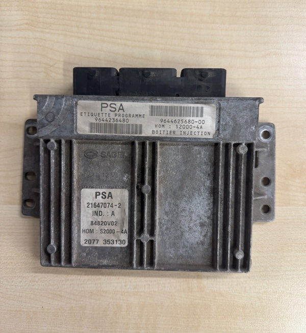 Plug&Play ENTSPERRT Peugeot 206 1,4 Motorsteuergerät 9644625680 9644236480