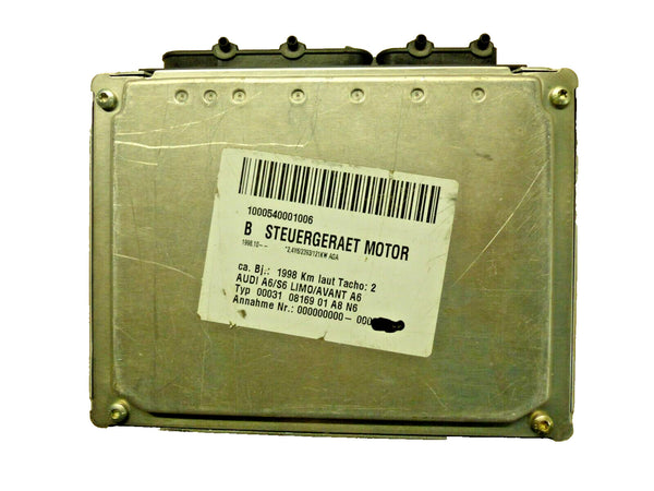 Audi Einspritzungssteuergerät (OHNE WFS) (IMMO OFF) Bosch 0261204383 4B0907552
