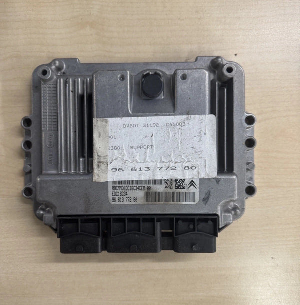 Plug&Play ENTSPERRT Motorsteuergerät PSA 1.6 HDi 0281011863 9661773380