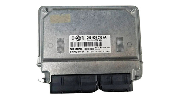 VW Audi Siemens (ENTSPERRT , OHNE WFS) 5WP40109 07 Motorsteuergerät 06A906033AA