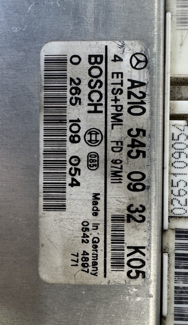 GEPRÜFT Mercedes W210 ESP ETS Steuergerät A2105450932 0265109054