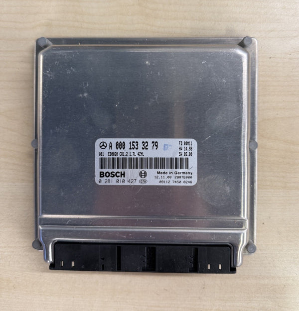 Geprüft MERCEDES A Klasse ECU Motorsteuergerät A0001533279 0281010427