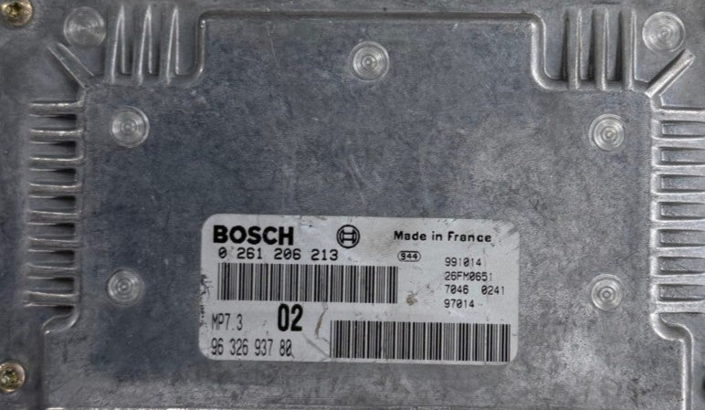 Immo Off File Peugeot , Citroen Bosch MP7.3 0261206213 9632693780