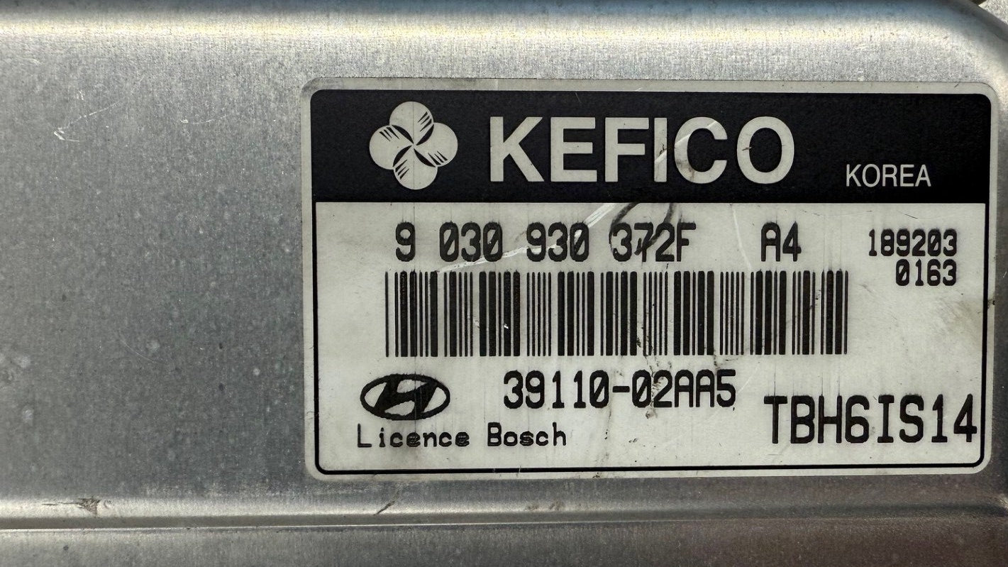 Immo Off File Hyundai Bosch ME7.9.0 Kefico 39110-02AA5 9030930372F HW 9030930372 SW 9030930372