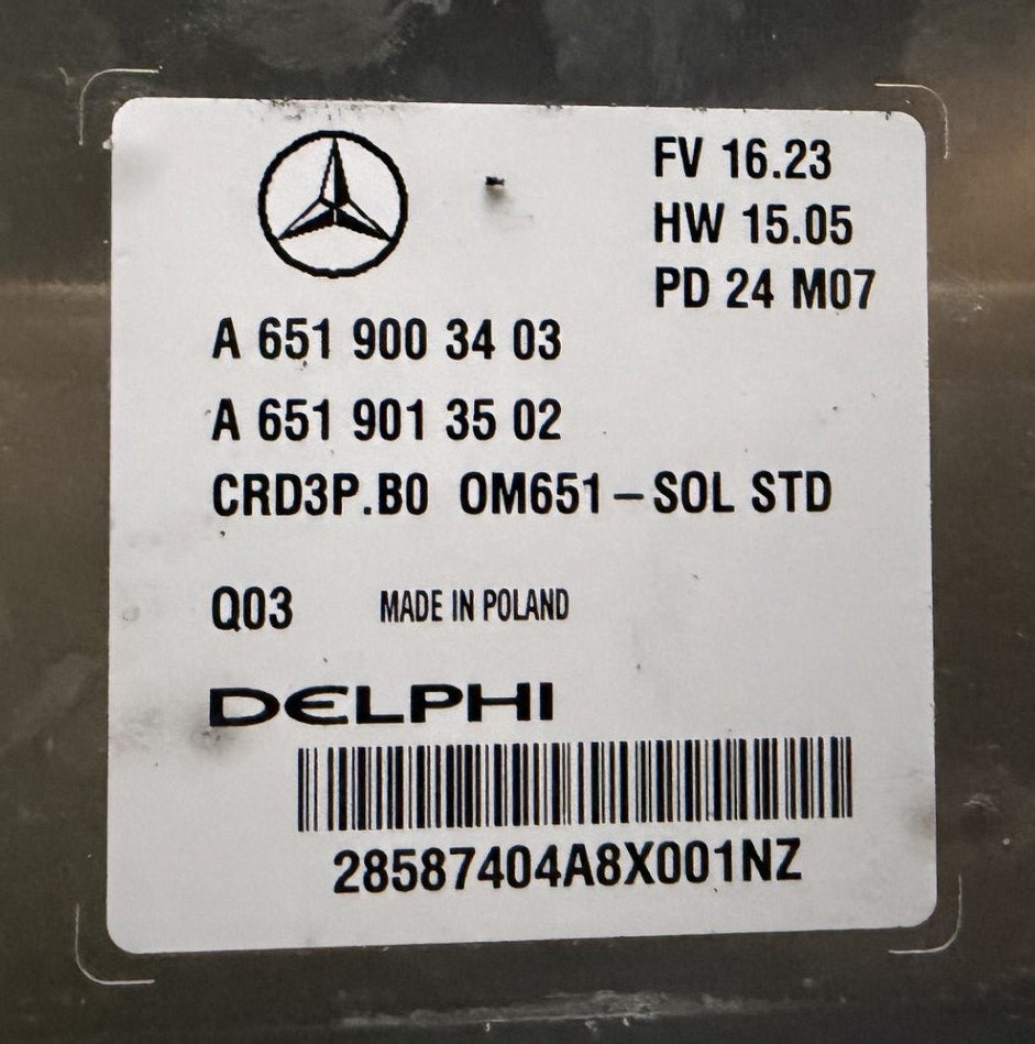 Original Files Mercedes Sprinter 2.2 CDI  Delphi CRD3P.B0  A6519003403  A6519013502  I HW  6519042500  SW 6519026903  Software upgrade 6519035957  I