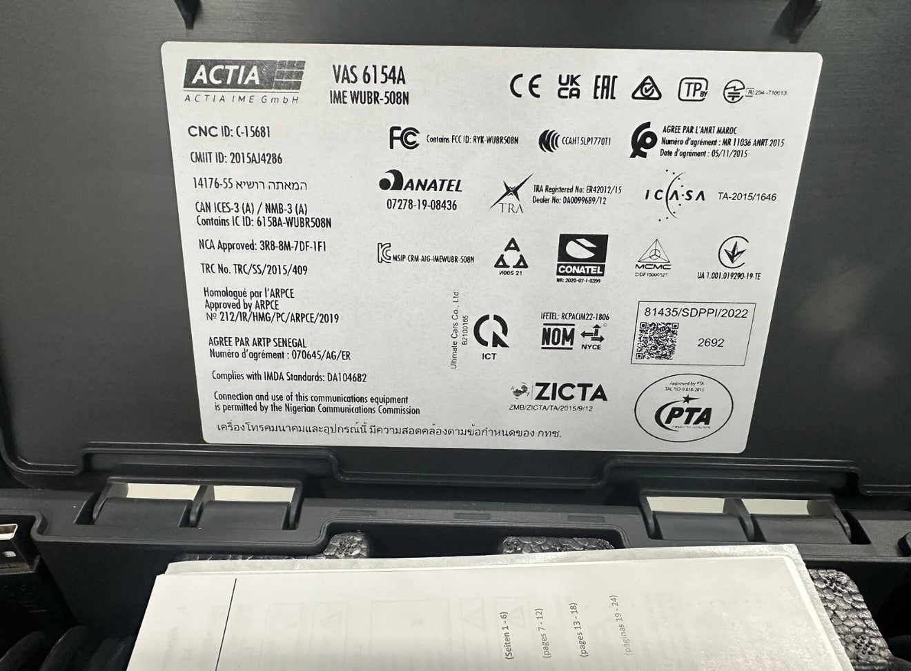 Original Actia VAS 6154A ODIS Diagnoseinterface VW Audi Seat Skoda WLAN Neu ASE40543000000