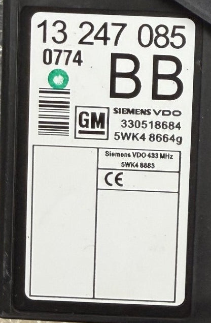 Original Opel BCM I EEPROM File 93C66 I ( readed from a used control unit )  13247085 BB   330518684  5WK4 8664g