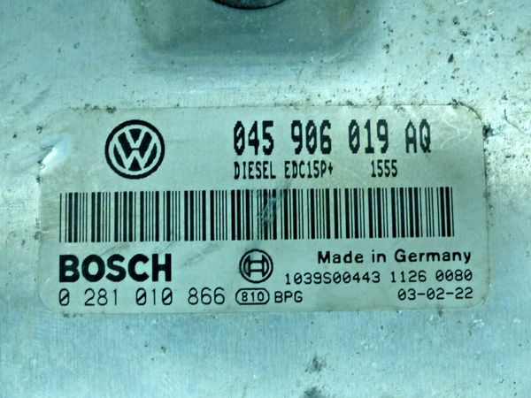 VW Polo 045906019AQ 0281010866 Unlock