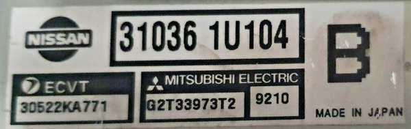 Getriebesteuergerät Nissan MICRA 2 K11 92-98 310361U102 1.0 16V 40 KW 54 PS