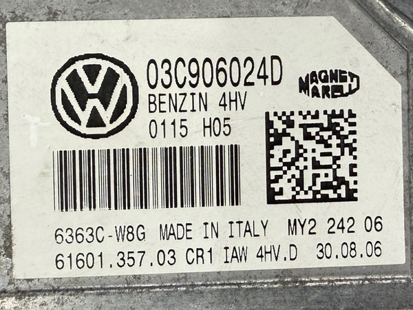 Skoda Fabia 1.4 16V , Magneti Marelli  4HV  03C906024D ,  6160135703 , Software upgrade 03C906024D