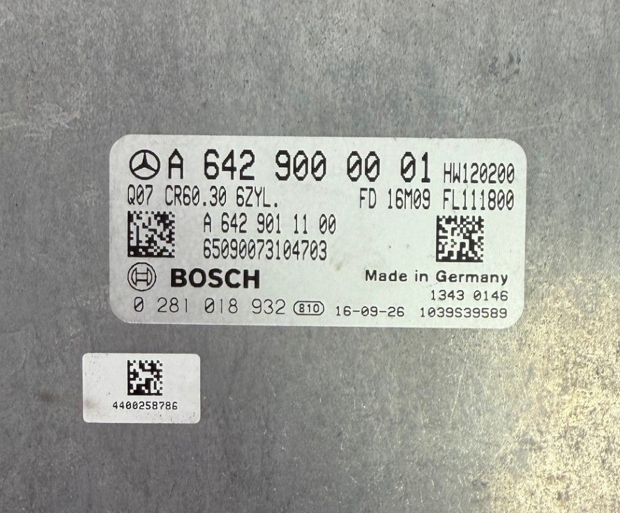 Original Files Mercedes Sprinter 219 Blue BlueTec 140 KW 190 PS HP Bosch EDC17CP46 A6429000001 0281018932 HW 6429040300 SW 6429024204 1037516354 Software upgrade 6429034420
