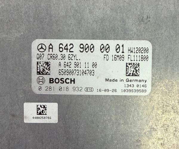 Original Files Mercedes Sprinter 219 Blue BlueTec 140 KW  190 PS HP  Bosch EDC17CP46  A6429000001  0281018932  HW 6429040300 SW 6429024204 1037516354 Software upgrade 6429034420