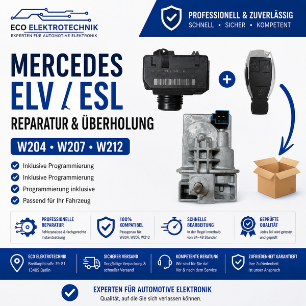 برمجة شاملة لمرسيدس W204 W207 W212 A2045458132 ELV مجدد