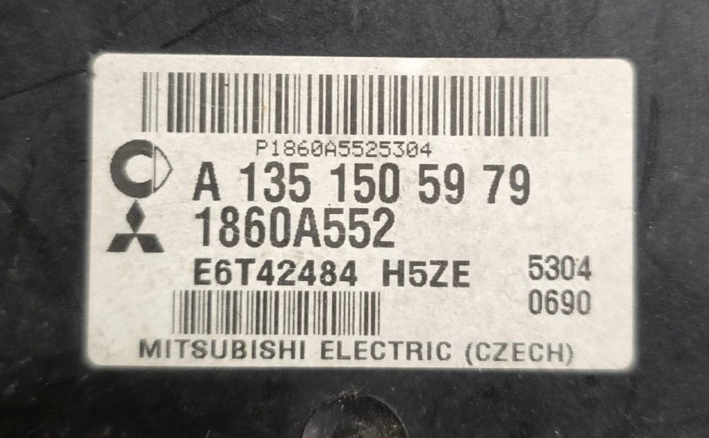IMMO OFF File, Immobilizer Files Smart, Mitsubishi Colt 1.3, 75 KW 102 HP, E6T42484 A1351505979 1860A552, SW JM4601 Software Upgrade 1860A555
