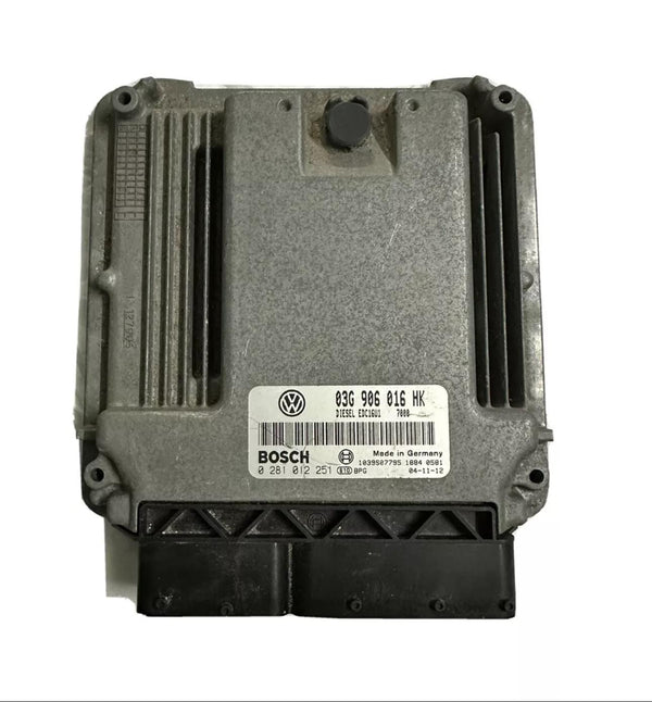 Deaktivierte Wegfahrsperre Dateien VW Golf EDC16U1 03G906016HK 0281012251 HW 0281012253 SW 1037372673 Software Upgrade 7001 R4 2,0L EDC