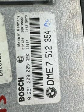 ORIGINAL FILES Motorsteuergerät BMW E46  Bosch ME9.2 318 2.0L 0261209005 DME7512354