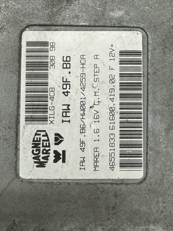 لـ Magneti Marelli Eeprom Dump Fiat Marea IAW 49F.B6 46551833 61600 HW001