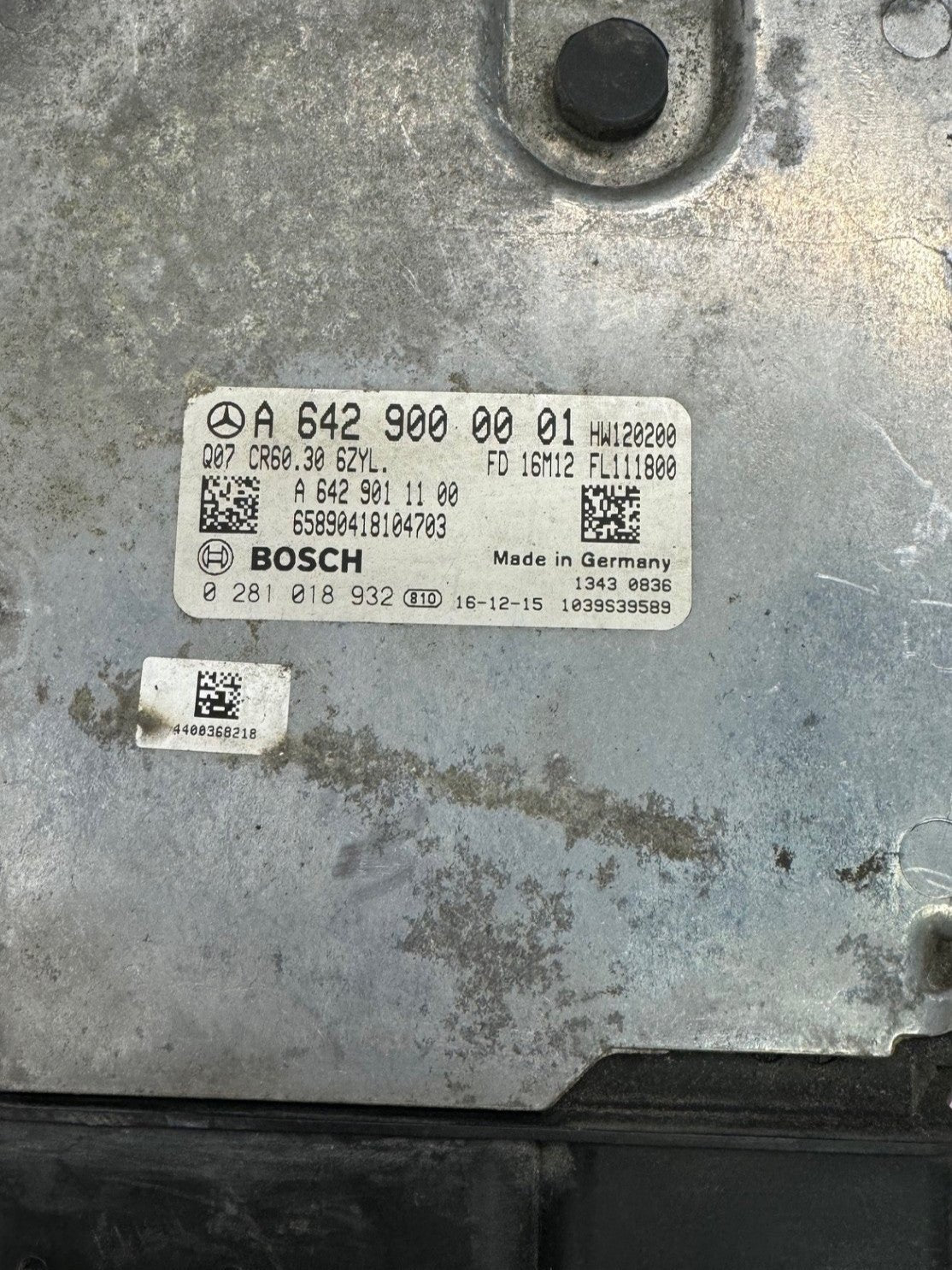 Original Files , Dateien Mercedes Sprinter W906 Bosch EDC17CP46 0281018932 3.30 A6429000001 HW 64290940300 SW 6429022602 Software upgrade 6429038807 Spare 6429011100