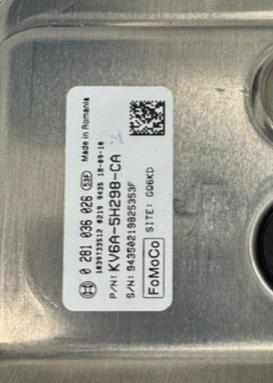 DCU SCR AdBlue Bosch EDC17PC43 KV6A-5H298-CA SW 10SW037978