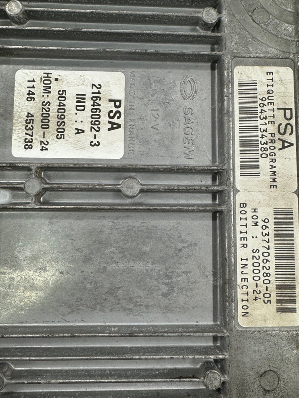 ملفات إلغاء تشغيل مانع الحركة بيجو ساجم S2000 9643134380 PSA 21646092-3 9637706280-05