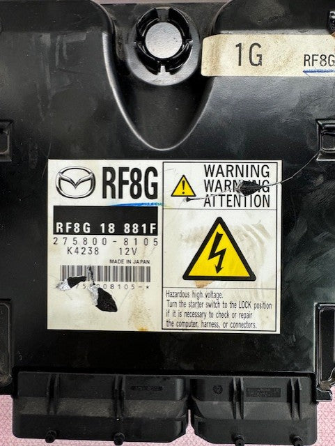 Original Files Motorsteuergerät ECU Denso Mazda 6 140 PS 2.0 DENSO RA6 275700-1733 275800-8105 RF8G 18 881F  1860B815