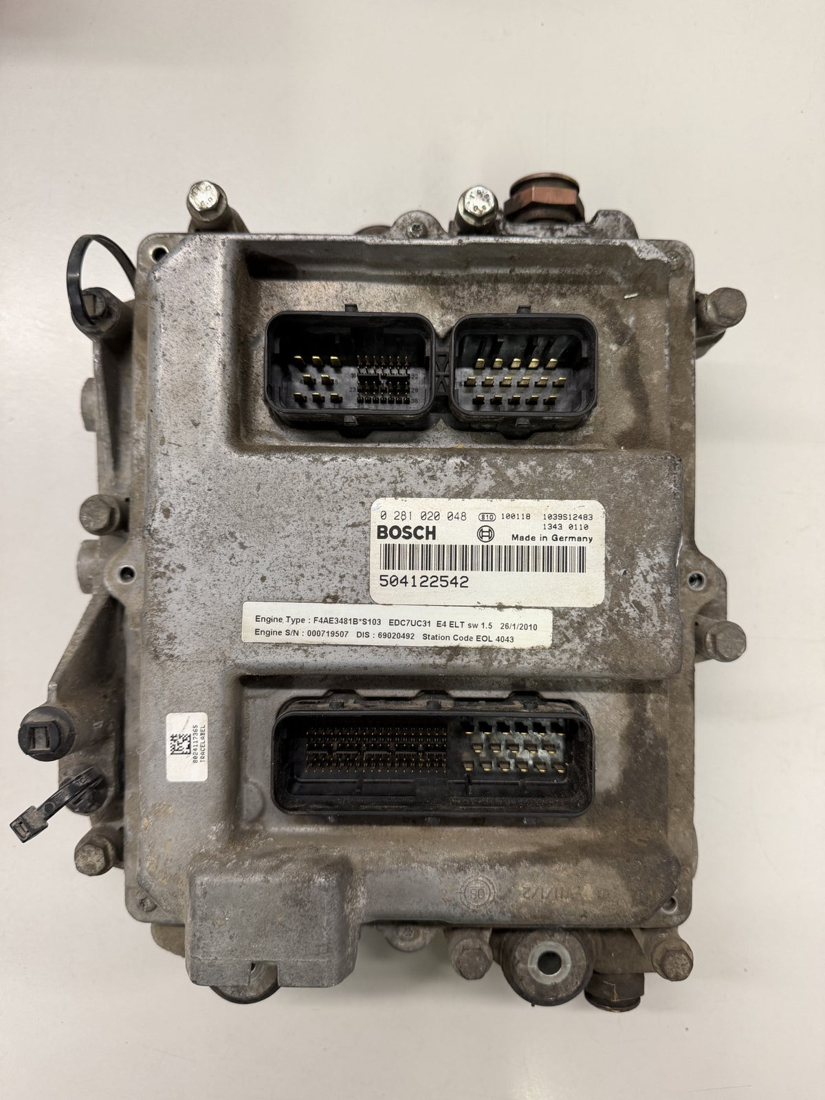 Original Files Iveco  Eurocargo  LKW Truck  75E18  Euro 5  I Bosch EDC7UC32  02871020048  I  504122542  I  SW  103734255  Software upgrade  P340VA02 fbymbq02_ef4  I