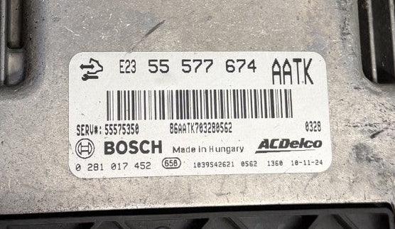 Original Files Opel Insignia 2.0 CDTI  16V   96 KW  128 PS HP   , Bosch EDC17C18  0281017452  55577674   , SW 1037529765  1037520393
